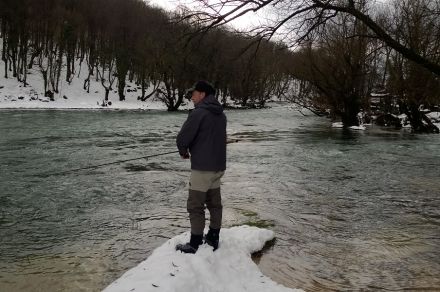 Босния ловля тайменя на реке Уна