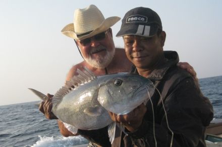 Рыбалка в открытом океане на банках Бирмы