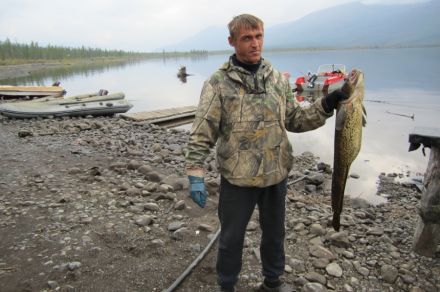 Рыбалка на плато Путорана. Озеро Кета