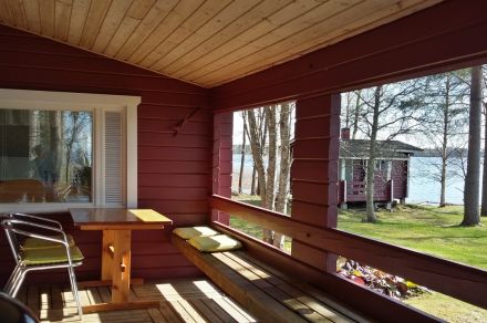 Рыболовный поселок на озере Онкивеси