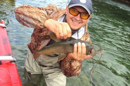 Полярный Урал, река Тыкотлова рыбалка Хариус