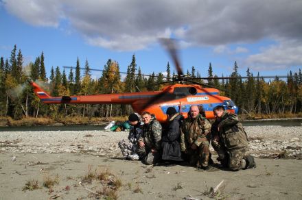Полярный Урал, река Тыкотлова рыбалка Хариус
