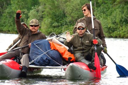 Полярный Урал, река Тыкотлова рыбалка Хариус