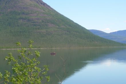 Рыбалка на плато Путорана. Озеро Кета