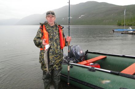 Рыбалка на плато Путорана. Озеро Кета