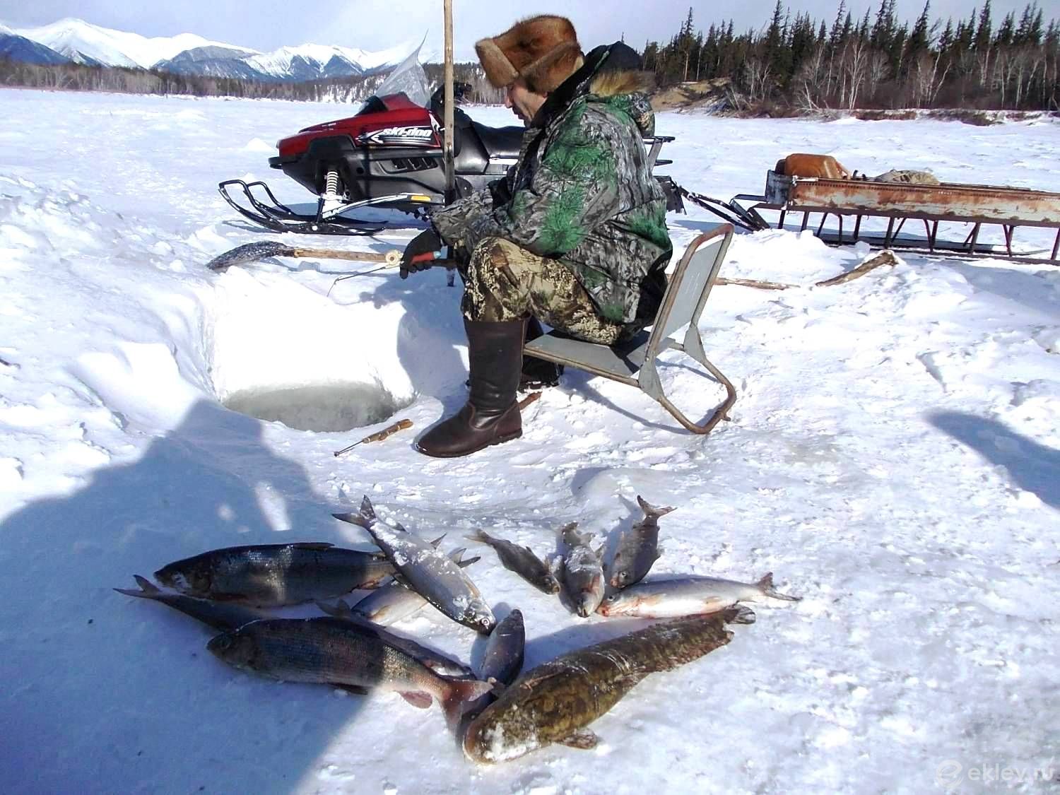 зимняя рыбалка 2015г на байкале