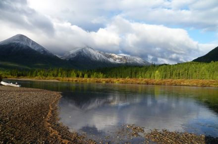 Рыболовный сплав  по реке Тисса в Восточном Саяне
